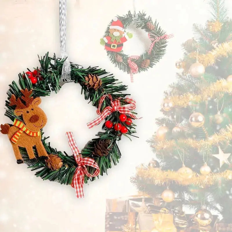 Christmas Wreath Wood Christmas Decor Rieworkes