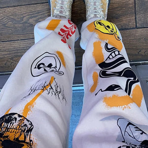Sweat Pant Cartoon Printed Rieworkes