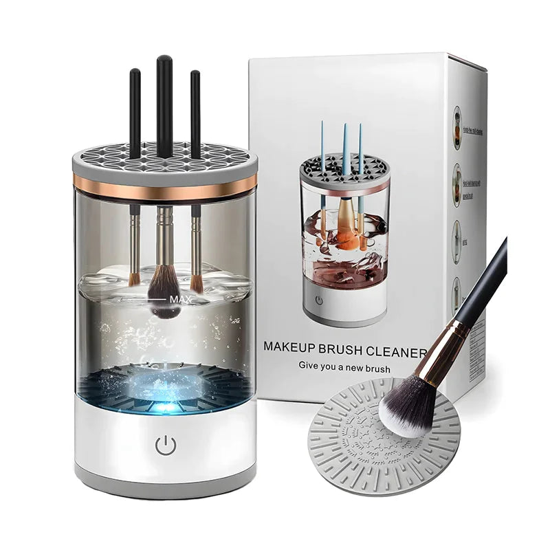 Automatic Brush Cleaner Electric Makeup Brush Cleaning Machine Fast Clean Dryer Rieworkes