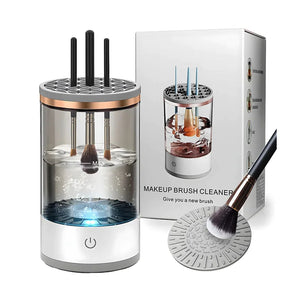 Automatic Brush Cleaner Electric Makeup Brush Cleaning Machine Fast Clean Dryer Rieworkes
