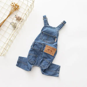 Denim Pet Dog Clothes Jumpsuits Rieworkes