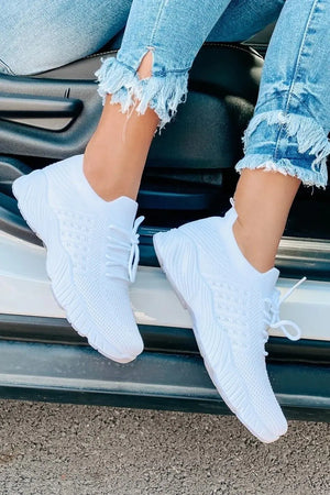 Womens Running Trainers Ladies Sneakers Slip On Walking Gym Comfy Fashion Shoes Rieworkes