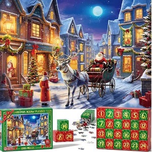 24-Box Christmas Advent Puzzle Mimarta