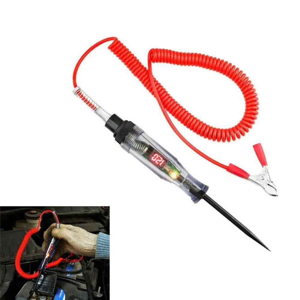 Digital Electric Voltage Circuit Tester Automotive Test Light Car Truck 6-24V US Rieworkes