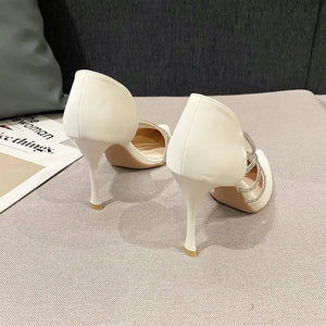 High Heels Black Suede Gold Leather Rieworkes
