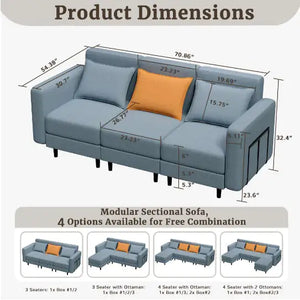 Combination Sofa Modular Sofa Can Be Combined Freely Mimarta