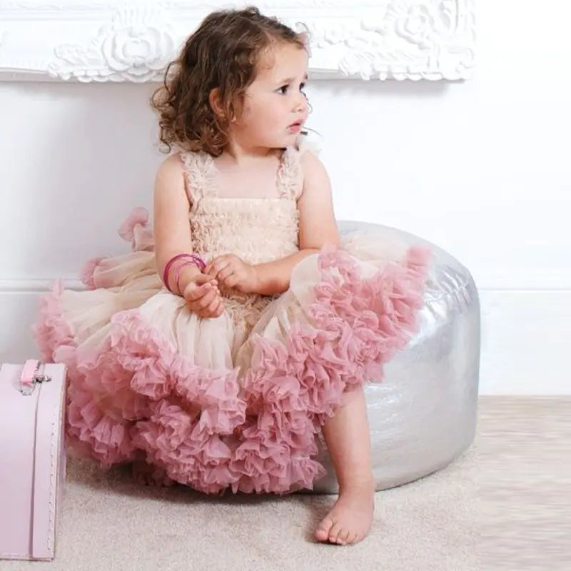 Kids Tulle Skirt, Tutu Dress, and Overall Dress Mimarta