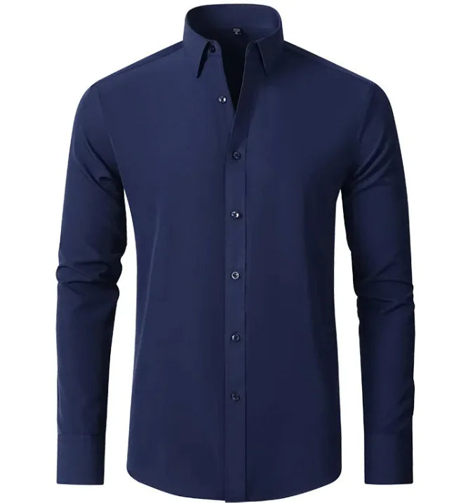 Men's Wrinkle-Free Elastic Business Shirt Mimarta