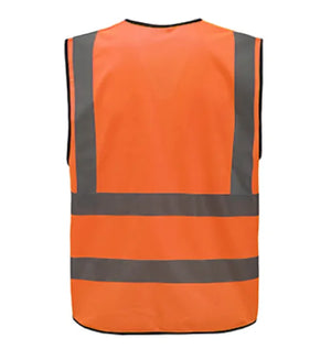Multi-Pocket Reflective Safety Vest – Customizable for Work & Outdoor Use Mimarta