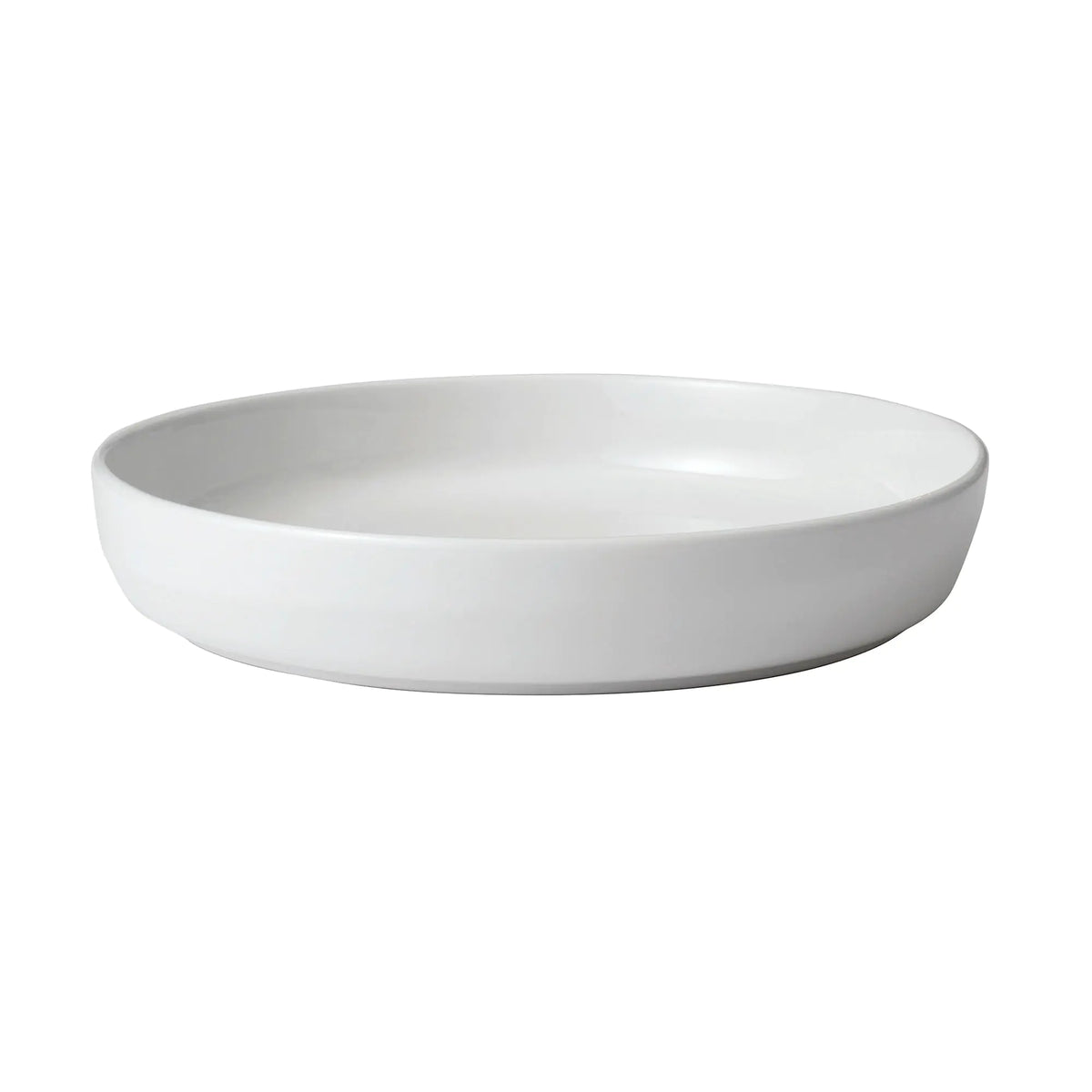 Libbey Austin 10 inch Porcelain Coupe Dinner Plate Dinnerware Set of 4 White Mimarta