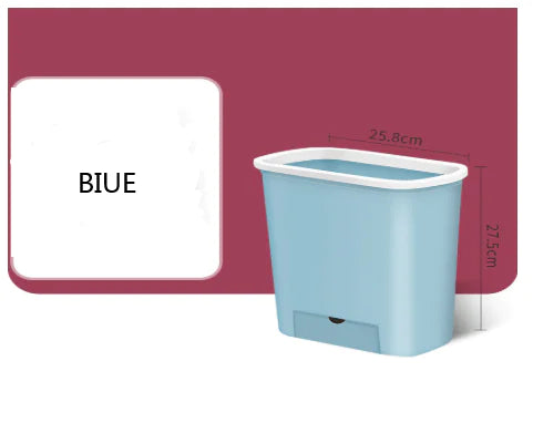 Wall-Mounted Kitchen Trash Can and Organizer Shelf Mimarta