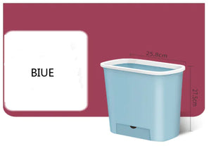 Wall-Mounted Kitchen Trash Can and Organizer Shelf Mimarta
