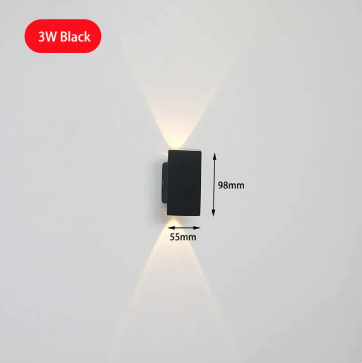Modern 6W LED Indoor Wall Lamp for Bedroom and Living Room Rieworkes