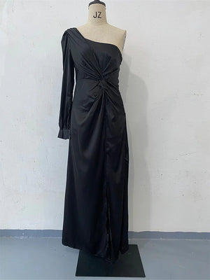 Women's Cinched Waist Slim-Fit Evening Dress Rieworkes