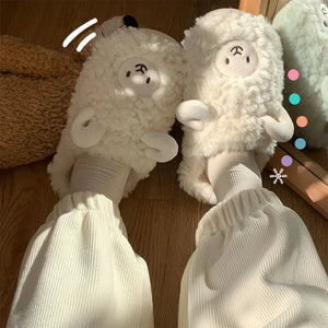 Cute Cartoon Cotton Slippers for Couples - Winter Warmth Mimarta
