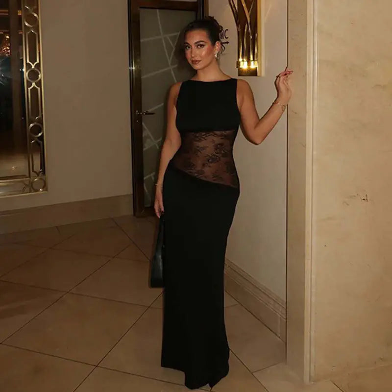 See-through Long Dress Rieworkes