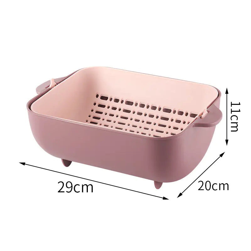 Plastic Fruit Washing Tray for Household Use Rieworkes