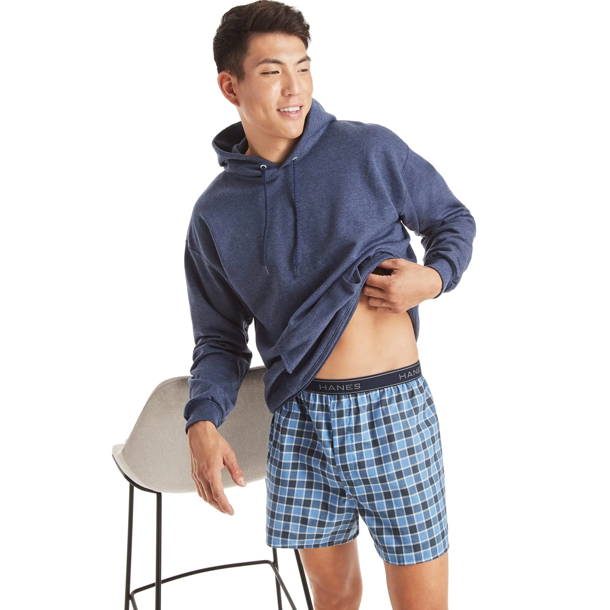 Hanes Men's Tagless Boxer Underwear, Exposed Waistband, Multi-packs Available 12 Assorted - 12 Pack XX-Large Rieworkes