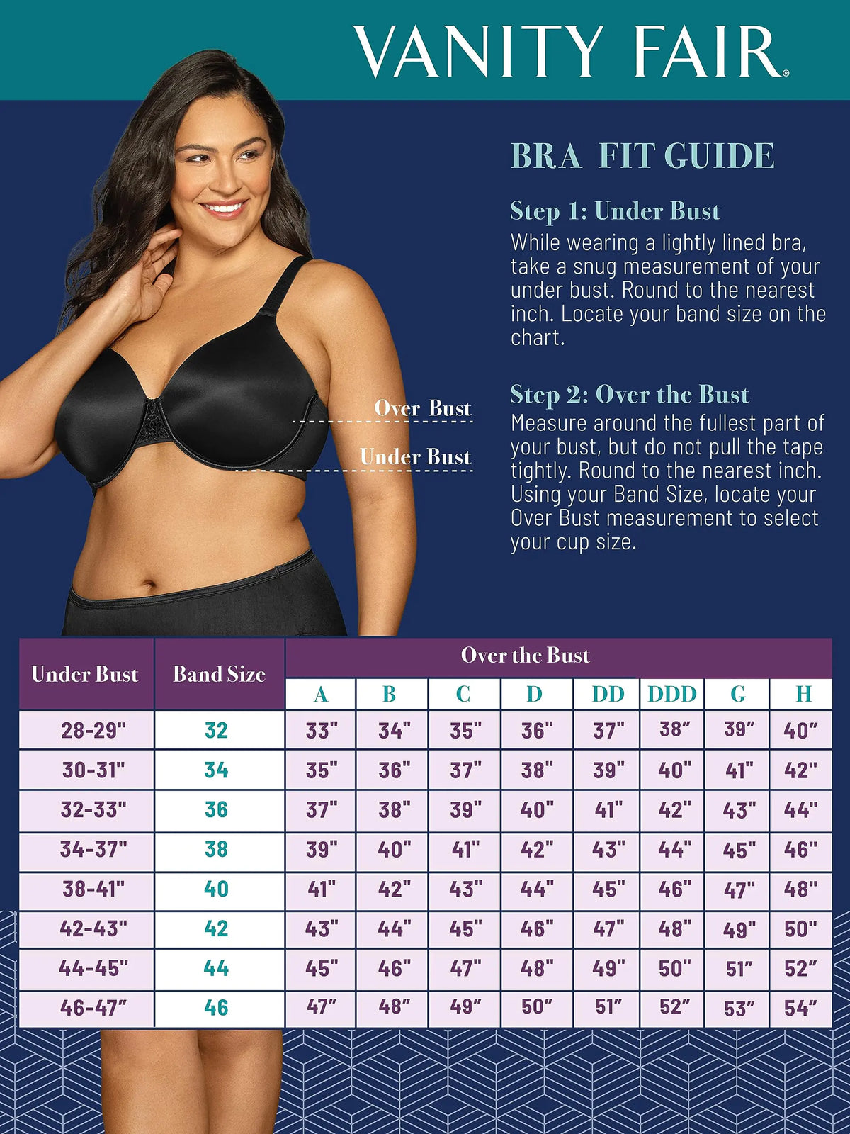Vanity Fair Women's Full Figure Beauty Back Smoothing Bra, 4 Way Stretch Fabric, Lightly Lined Cups Up to H Underwire Underwire - White 34G Rieworkes