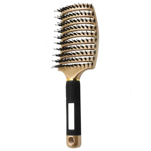 Hairstreaq Detangling Brush, Wet Dry Detangler Hair Brushes, Vented Detangling Brush, Fast Drying Styling Massage Hairbrush for Women & Kids’ Long, Thick, Thin, Curly & Tangled Hair (Pink) Pink Rieworkes