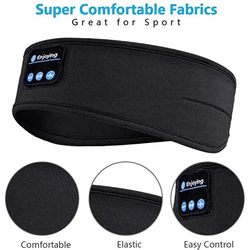 Sleep Headband Headphones with White Noise and Ultra-Thin HD Stereo Speakers Rieworkes