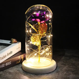 Enchanted Glass Rose Decoration Rieworkes