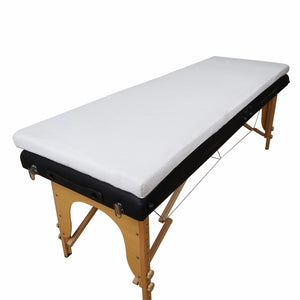 Lash Bed Foam Topper for Massage Bed 73x29x2 inch White Memory Foam Removable Cover Massage Mattress Non-Slip Elastic Bands Only Lash Bed Topper (Not Included Bed) for Massage Bed and Beauty Mimarta
