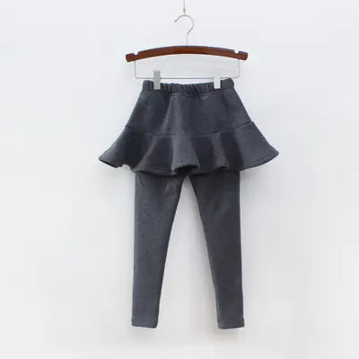 Winter Warmth Culottes for Girls - Two Piece Set Mimarta