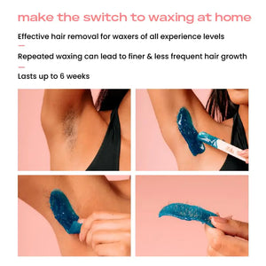 KoluaWax Premium Waxing Kit for Women - Hot Melt Wax Warmer for Hair Removal, Eyebrow, Bikini, Legs, Face, Brazilian Wax & More - Machine + 4-Pack Hard Wax Beads + Accessories, Blush Rieworkes