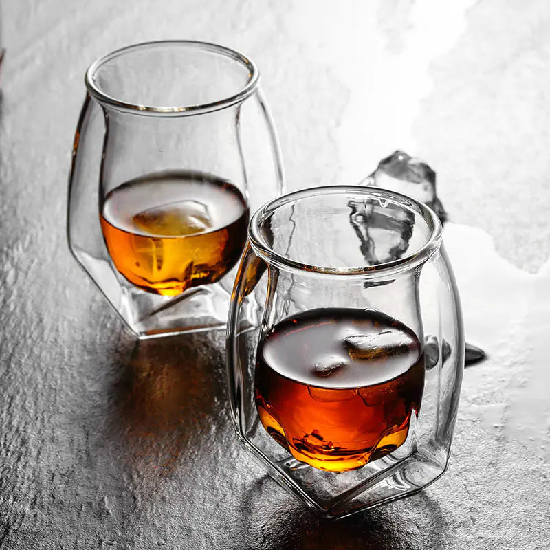 Whiskey Glasses - Set of Glass Drinkware Mimarta