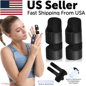 Adjustable Trigger Finger Splint Straightener Corrector Brace Support Protector Rieworkes