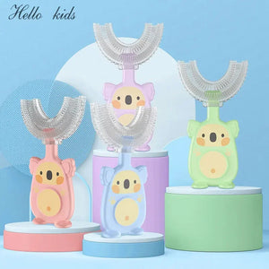 New Hot Children Smart 360 Degree U Shape Manual Toothbrush Rieworkes