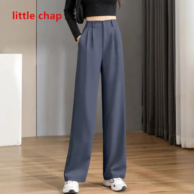 Women Chic Office Wear Straight Pants Rieworkes