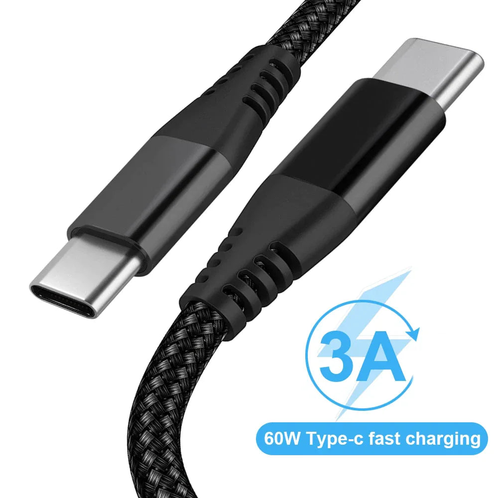 USB-C to USB-C Cable Male Type-C Cable Cord Fast Charger Charging Data Sync Mimarta
