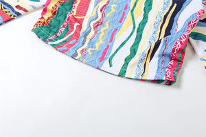 Long Sleeve Printed Mini Short Rieworkes