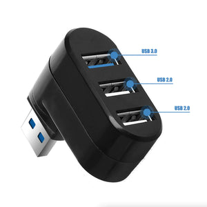 High Speed 3 Port USB 3.0 Multi HUB Splitter Expansion Desktop PC Laptop Adapter Rieworkes