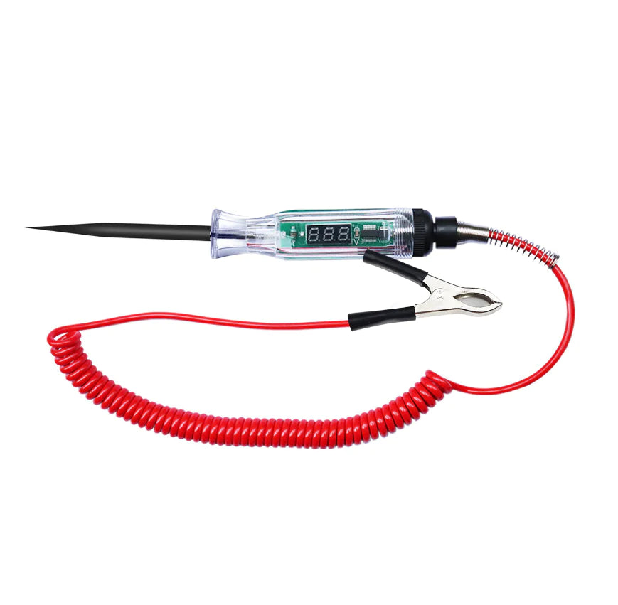 Digital Electric Voltage Circuit Tester Automotive Test Light Car Truck 6-24V US Rieworkes