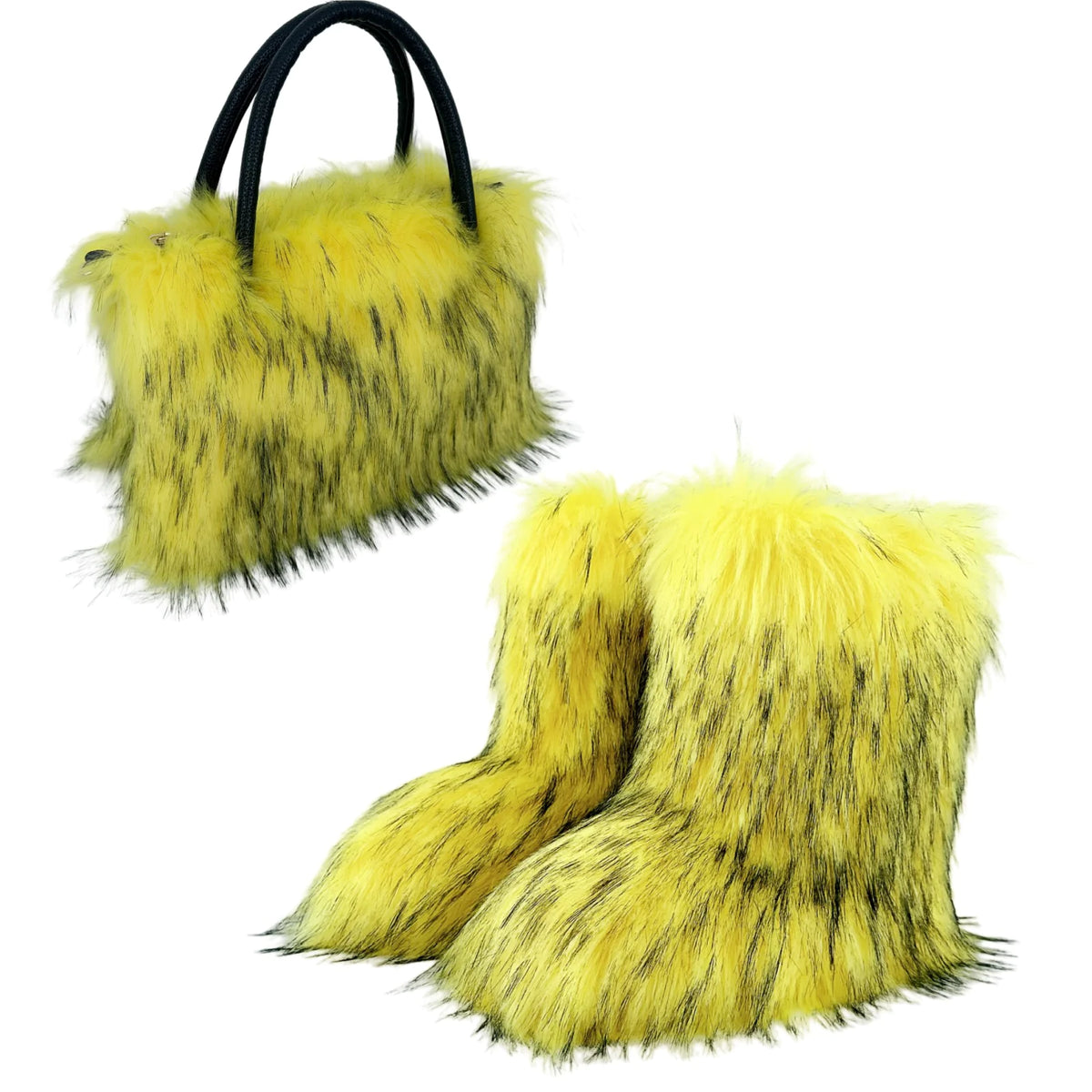Versatile Luxury Raccoon Fur Handbag Mimarta