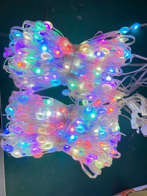 LED Bluetooth Smart RGB Curtain Lights - DIY Fairy Light Garland for Parties, Weddings, and Christmas Decor Rieworkes