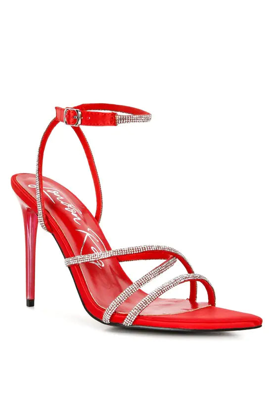 Rhinestone Embellished Stiletto Heels Rieworkes