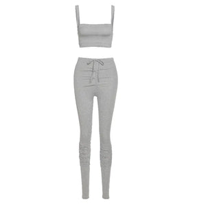 Summer Women's Casual Outfit with Off-Shoulder Design Mimarta