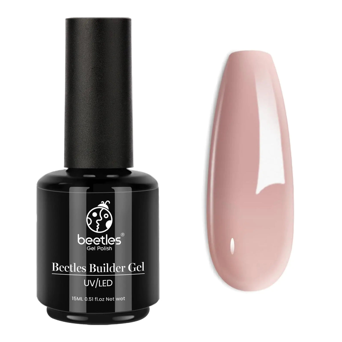 Beetles Builder Gel 7 in 1 Builder Strengthener Gel Nude Purple Gel Translucent Sheer Purple Hard Gel Builder Extension for Nail Art Base Gel Needed Jelly Gel Polish Gifts for Women Earthy Ground 0.5 Fl Oz (Pack of 1) Rieworkes