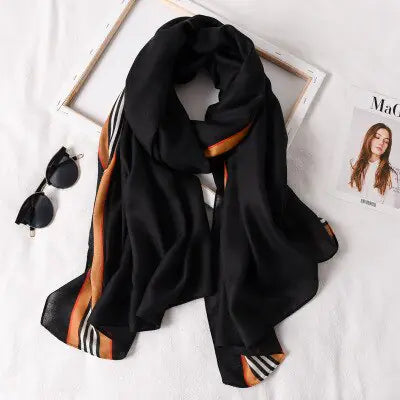 Plaid Scarf for Women Rieworkes