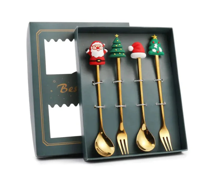 Festive Stainless Steel Christmas Spoon Rieworkes