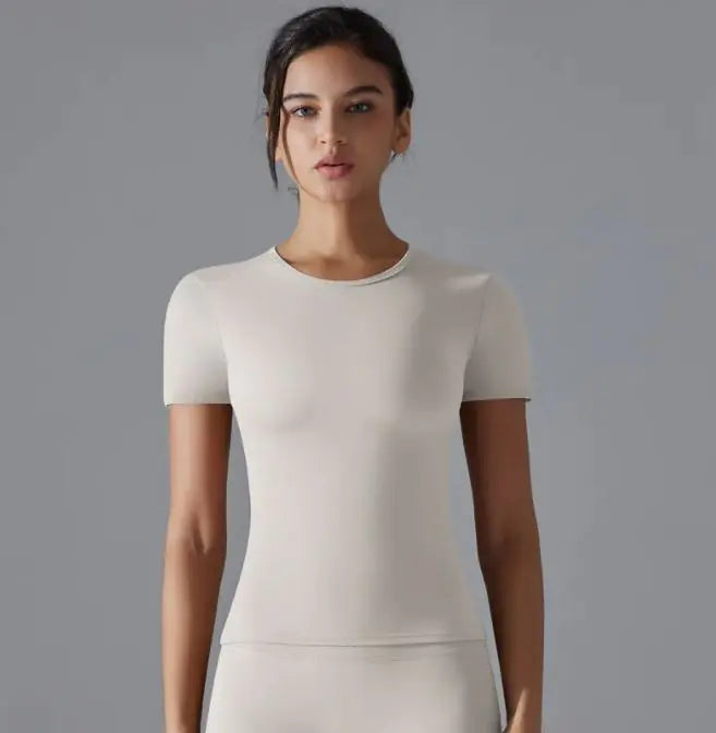 Women's Solid Color Sport T-Shirt Mimarta