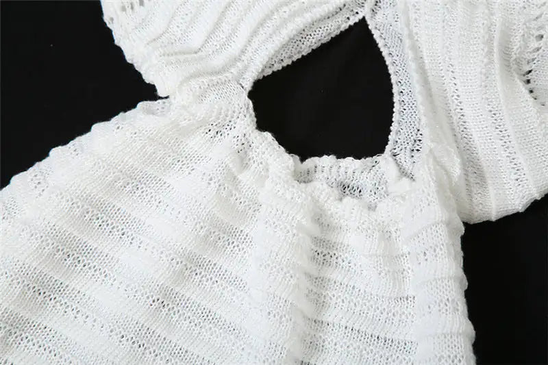 Crochet Knit Maxi Dress Rieworkes