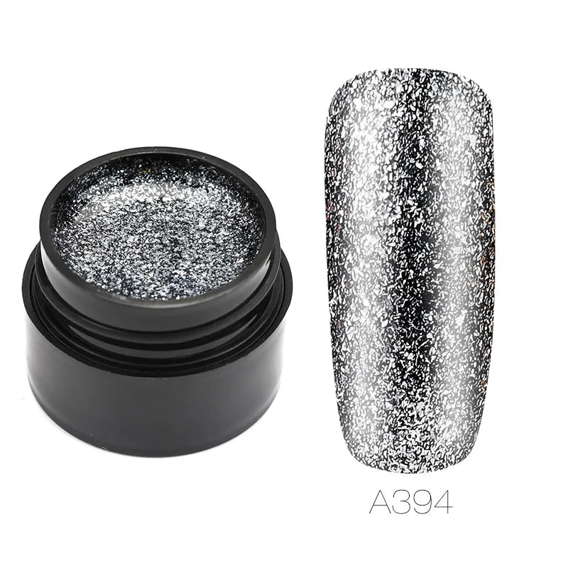 Hybrid Varnishes Gel Nail Polish Set Glitter Rieworkes