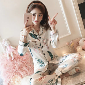 Autumn Ice Silk Loungewear Rieworkes