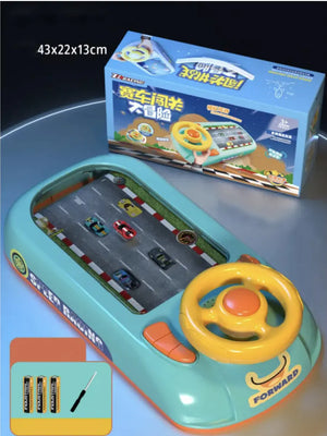 Children's Driving Simulation Toys Puzzle Electric Desktop Game Console Rieworkes