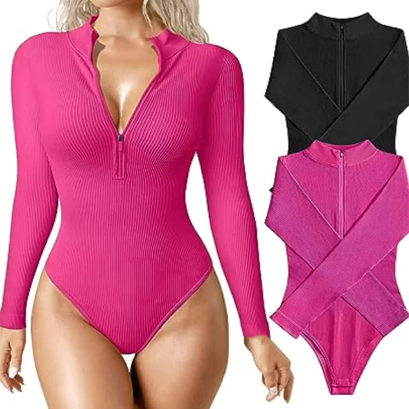 Seamless Women's Bodysuit Long Sleeve Rieworkes
